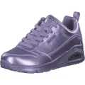 Skechers UNO Galactic Galactic GalSneaker für Damen, Lavender Duraleather Jersey, 40 EU