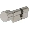Profil-Knaufzylinder,ECK660,BLZ45/K35,10-stiftig, gl.,Messing matt Nickel Pearl
