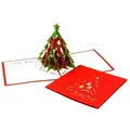 Colognecards Pop-Up Karte Tannenbaum rot