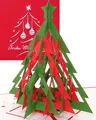 Cologne Cards Pop-Up Weihnachtskarte Tannenbaum | Modern Frohe Weihnachten, 3D Weihnachtskarte mit Umschlag, Adventskarte