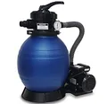 DMS® Sandfilter Sandfilteranlage Sandfilter System, Poolfilter 10200 l/h Filteranlage Filterkessel für Pool Schwimmbecken 4-Wege Ventil, einfache Steuerung Filter bis zu 20Kg Sand SFA-01