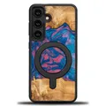 Handyhülle für Galaxy A55 5G Bewood Unique Neons Vegas Holzhülle Case Cover Etui