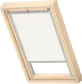 VELUX Original Verdunkelungsrollo für VELUX dachfenster C04, Weiß, Grauer Führungsschiene