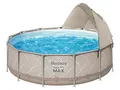 Bestway Power Steel Pool mit Filterpumpe und Überdachung - B-Ware neuwertig
