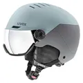 Uvex Wanted Visor Women Edition Skihelm (Grösse: 54-58 cm, 50 polar sparkles/gold matt) (54 - 58 cm, M) (38729939)