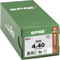 SPAX 1191010400405 R 88091 Senkkopf/T-STAR Holzschraube 4 mm 40 mm T-STAR plus Stahl WIROX 1000 St.
