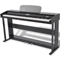 Digitalpiano Mit 88 Tasten Und Pedalen Schwarz Melaminplatte
