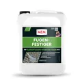 MEM Fugen-Festiger für Sandfugen und zur Sanierung von Fugenrissen, Einfache Anwendung, Gegen Unkrautbewuchs, Wasserdurchlässig, Frostbeständig, Lösemittelfrei, 5 l weiß