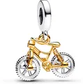 Pandora Bicolor Fahrrad mit Drehenden Rädern Charm-Anhänger 763354C01 Anhänger