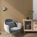 Akustik-wandpaneel 4er Set Vang 120x60 Cm Eichenoptik, Dunkel [neu.holz]