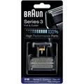 Braun Scherkopf 31B (5000/6000 Series) Kombipack, schwarz, für Braun Rasierer Series 3, Contour, Flex XP