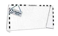 Hudora Fussballtor Stadion (hochwertig, robust, einfacher Aufbau) weiss - 300x160x90cm