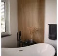 HOME DELUXE Wandpaneel Akustikpaneel / Lamellenwand SONIC, BxL: 40,00x80,00 cm, 0,32 qm, (Schalldämpfend, 6-tlg., Individuell kürzbar und zuschneidbar) Holzwand, Akustik Wand Paneele, Akustik Paneel