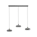 SCHÖNER WOHNEN Pendelleuchte Hängelampe LED POSH Grau Glas verstellbar 3000 K