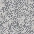 Bricoflor Silber Tapete mit Blätter Muster Ideal für Wohnzimmer und Küche Moderne Vliestapete mit Metallic Effekt Palmenblättern