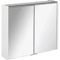 Fackelmann Spiegelschrank Denver Weiß 80 cm mit Softclose Türen