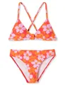 Schiesser Mädchen Triangel Set Badeanzug-schnelltrocknend Bikini, rot_180942, 164 cm