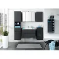 Badezimmer Cardiffin ca. 100 cm Grau mit LED