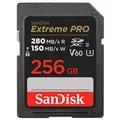 SanDisk SDXC Extreme Pro R 280MB/s V60 UHS-II, Class 10 Speicherkarte  256 GB