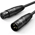 Ugreen AV130 XLR female to XLR male cable - 10m (black) (10 m, XLR Kabel) (20714)