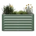 Blumfeldt High Grow Straight Hochbeet 120x60x60cm Stahl-Wellblech einfacher Aufbau rost- und frostsicher 10046037