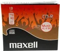 30 Maxell Rohlinge CD-R Audio 80 Minuten Musik Jewelcase