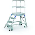 ZARGES Podesttreppe, einseitig 4 Stufen Z600