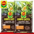 COMPO CACTEA® 2 x 10 l Kakteen- und Sukkulentenerde Pflege Wachstum Aloe Vera