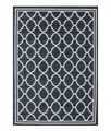 Vimoda Outdoorteppich Teppich Balkon Läufer Terrase, Rechteckig, Höhe: 5 mm, In & Outdoor Teppichfür Küche, Balkon, Flur, Terrasse, Raute Muster