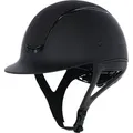 Covalliero Reithelm Eclipse schwarz matt mit Glitzer, Größe:S/52-56 cm - Schwarz
