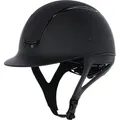 Reithelme Eclipse Covalliero - klassische Reitkappe mit Aplikation Glitzer, schwarz, maximale Sicherheit (Größe: S)