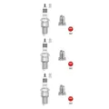 3x NGK 6664 Zündkerze für BMW Audi Honda Fiat Mitsubishi NSU Alfa Romeo Nissan