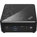 MSI Cubi N ADL-007DE Mini-PC, Intel Prozessor N100, 4GB DDR4, 128GB M.2 SSD, 1x USB 3.2 Gen 2 Type C (DisplayPort Alternate), HDMI 2.0 & DP 1.4, WLAN AC 9462, Bluetooth 5, Windows 11 Pro, Schwarz