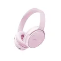 Bose QuietComfort Kabellose Kopfhörer mit Mikrofon und Noise-Cancelling, Bluetooth-Over-Ear-Kopfhörer, Audiophile Kopfhörer, On-Ear-Kopfhörer mit Noise-Cancelling, bis 24 Std. Akkulaufzeit, Blütenrosa