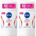 Nivea Dry Comfort Plus Anti Transpirant Deo Stick 50ml 2er Pack