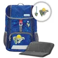 Step by Step Schulranzen Kinderrucksack KID Playmobil Novelmore Arwynn, 3-teilig (3-teilig), ergonomisch Kindergarten, Vorschule grün