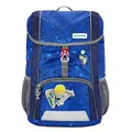 Step by Step Rucksack-Set Kid Playmobil „Novelmore Arwynn“, mit Sitzkissen, ergonomisch, für Kindergarten, Vorschule und Freizeit, 13 l, blau, Ritter-Design