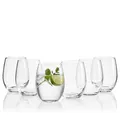 MÄSER 933625 Il Premio 6 Trinkgläser, Wassergläser, Saftgläser, Gläser Set 36 cl aus hochwertigem Kristall, geblasene Kristallgläser für Gin Tonic, Wasser, Säfte und Schorlen