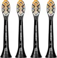 Philips Sonicare Zahnbürstenköpfe A3 HX9091/11 Schwarz 4er Pack Premium
