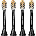 NEU Philips Sonicare Zahnbürstenköpfe A3 HX9091/11 Schwarz 4er Pack Premium