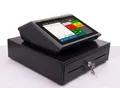 10" All-in-One Kasse für Handel Lieferservice Kiosk Imbiss Laden mit Kassenlade