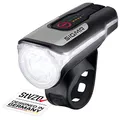 Sigma Aura 80 | LED Fahrradlicht 80 Lux | StVZO zugelassenes, akkubetriebenes Vorderlicht mit 4 Leuchtmodi | 90 m Leuchtweite