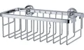 tesa Duschkorb Aluxx zum Kleben viereckig 1 Ablage verchromt 25 cm