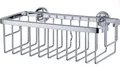 tesa Duschkorb Aluxx zum Kleben viereckig 1 Ablage verchromt 25 cm  Duschkorb
