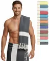 furora HOLIDAY Saunatuch Saunahandtuch Saunatuch Damen + Herren, Hamamtuch groß 100x200 XXL