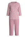 CALIDA Capri-Pyjama Cotton Stripes Damen (2 tlg) aus 100% Baumwolle, atmungsaktiv und klimaregulierend