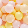 Bieco Bälle für Bällebad Blossom | 100 Stück  | Bunte Bälle Baby