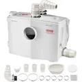 VEVOR 1200W Abwasserpumpe, Förderleistung 180 l/min, Förderhöhe 10 Meter, geeignet für Toiletten, Keller, Duschen, Waschbecken, Waschküchen, B...
