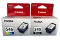 Canon PG-545 & CL-546 Original Druckerpatronen Set Schwarz + Farbe