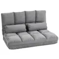 HOMCOM Bodensofa Polyester, Schaumstoff